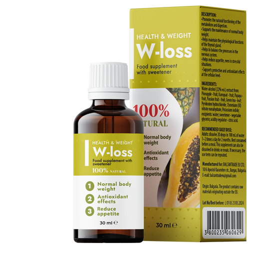 W-Loss picături – ingrediente, compoziţie, prospect, pareri, forum, preț, farmacie, comanda, catena – România